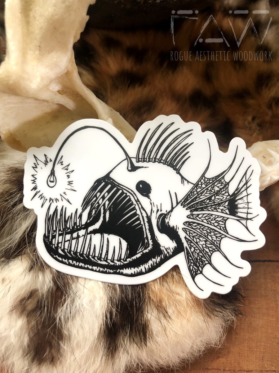 Anglerfish Sticker