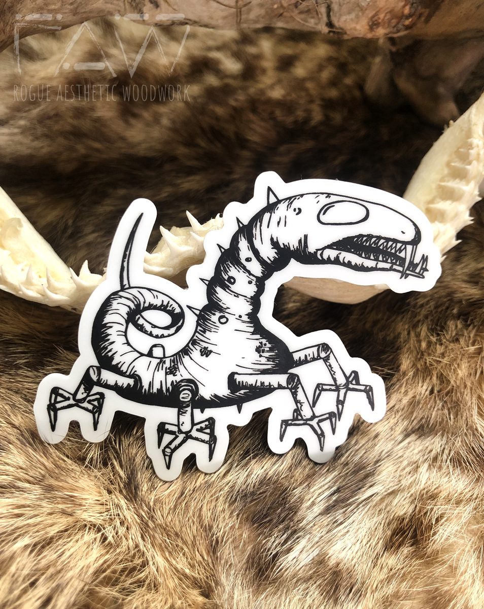 Clint the Alien Sticker