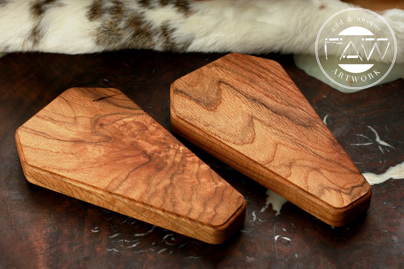 Wooden Skull Stand